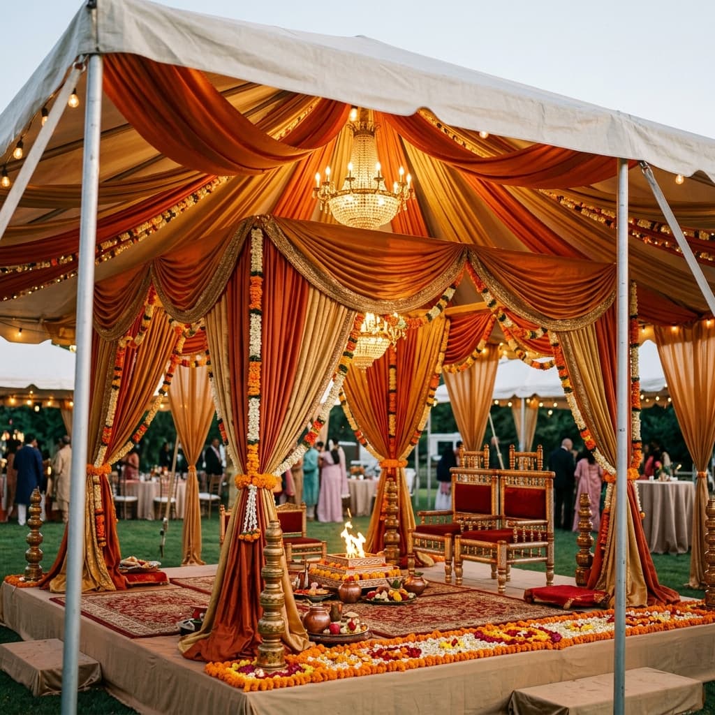 Tent & Mandap Industry Application